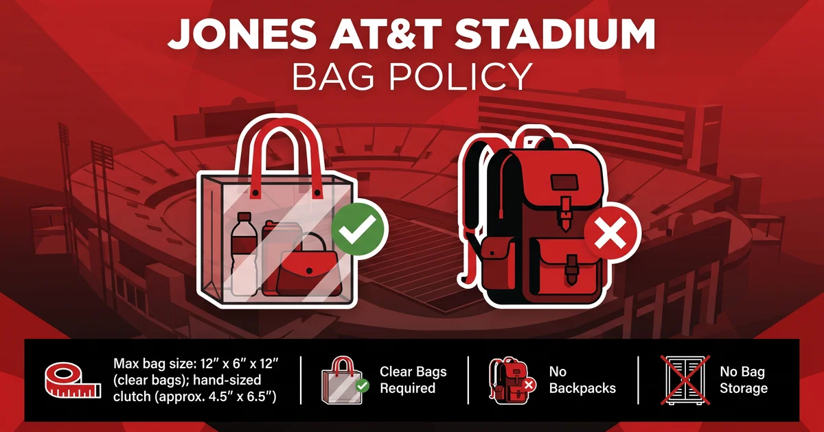 jones at&t stadium bag policy