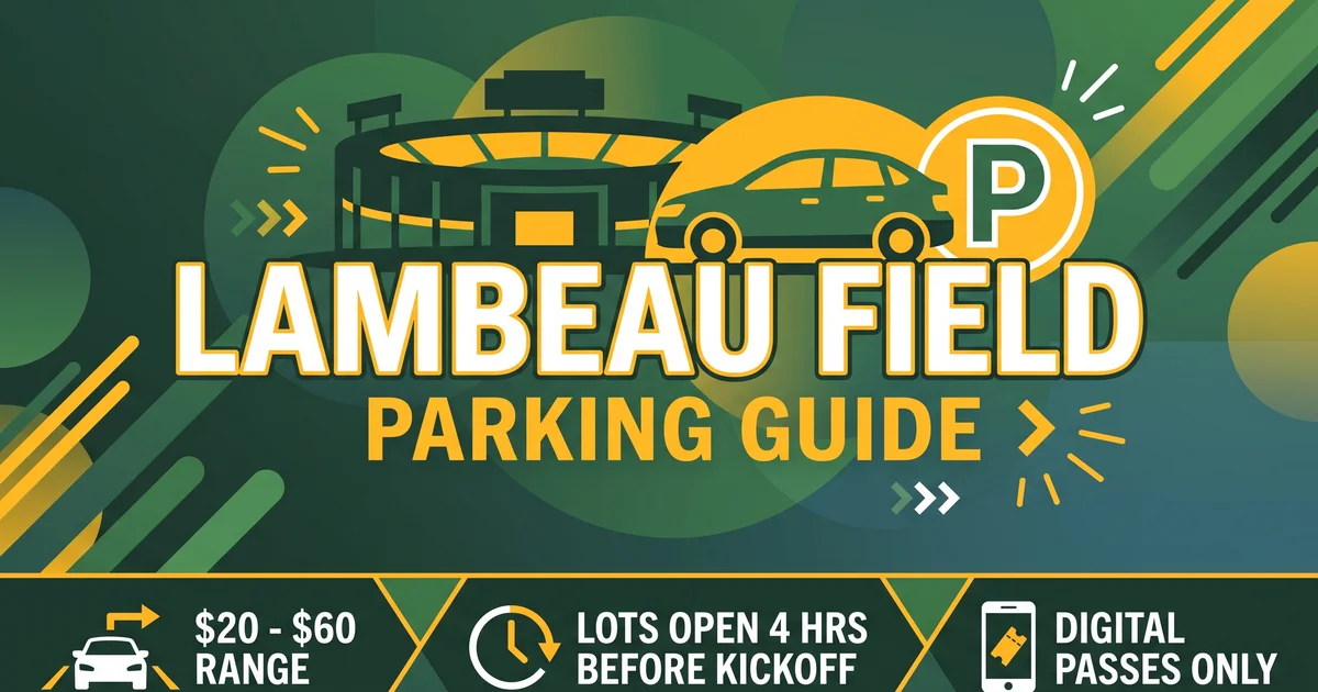 lambeau field parking guide
