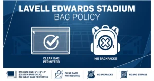 lavell edwards stadium bag policy