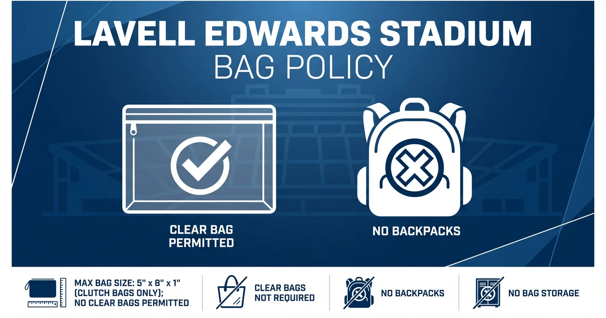 lavell edwards stadium bag policy