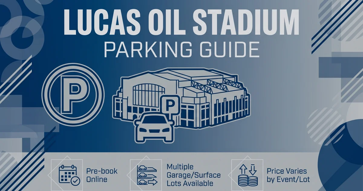 lucas oil stadium parking guide