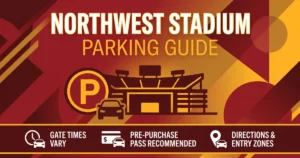 northwest stadium parking guide