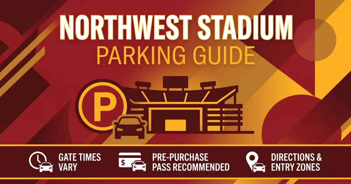 northwest stadium parking guide