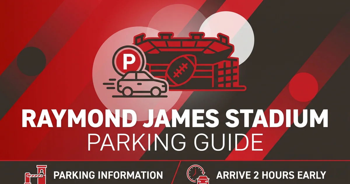 raymond james stadium parking guide