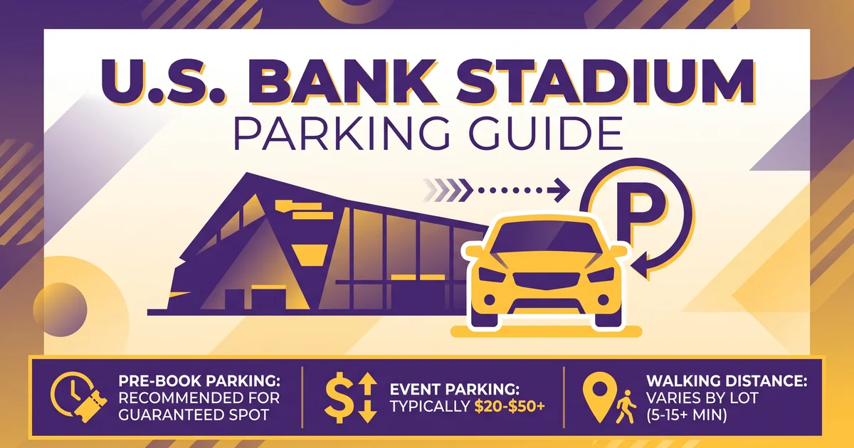 u.s. bank stadium parking guide