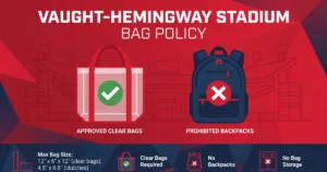 vaught-hemingway stadium bag policy